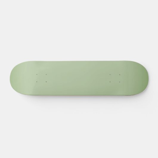Solid Jade Green Celadon Persoonlijk Skateboard (Horizontaal)