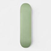 Solid Jade Green Celadon Persoonlijk Skateboard (Voorkant)