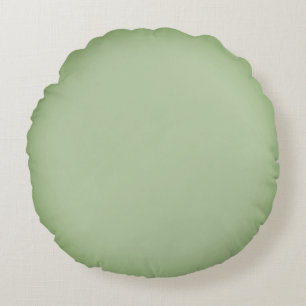 Solid Jade Green Celadon Rond Kussen