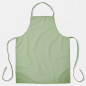 Solid Jade Green Celadon Schort (Voorkant)