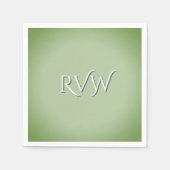 Solid Jade Green Celadon Servet (Voorkant)