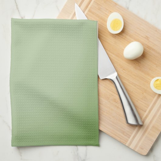 Solid Jade Green Celadon Theedoek (Quarter Fold)