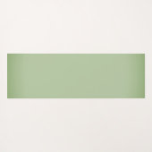 Solid Jade Green Celadon Yogamat (Achterkant (horizontaal))