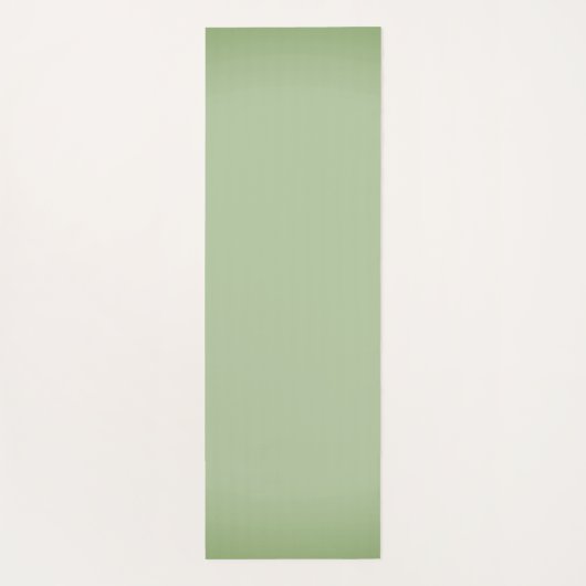 Solid Jade Green Celadon Yogamat (Achterkant)