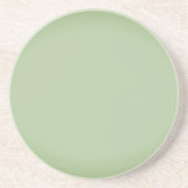 Solid Jade Green Celadon Zandsteen Onderzetter (Voorkant)