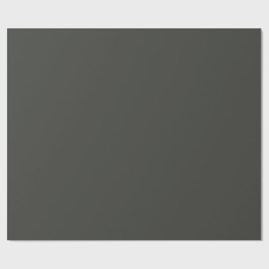 Solid Kleur van zwarte olijven Cadeaupapier (Vlak)