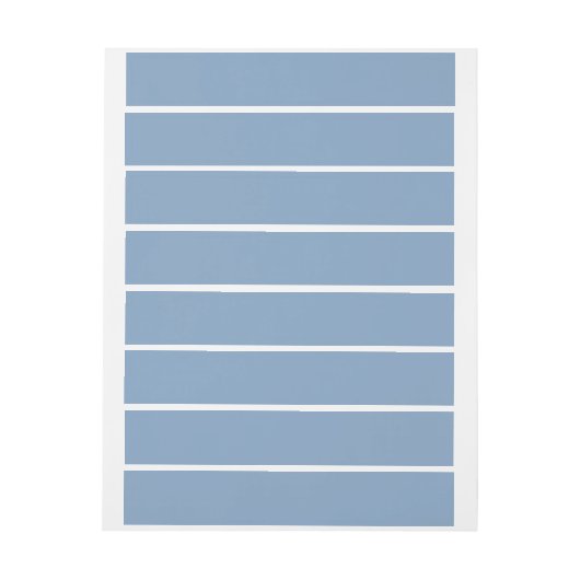 Solid kleurengewoon dusty blauw pastel (Vel)