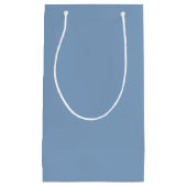 Solid kleurengewoon dusty blauw pastel klein cadeauzakje (Voorkant)