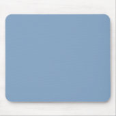 Solid kleurengewoon dusty blauw pastel muismat (Voorkant)