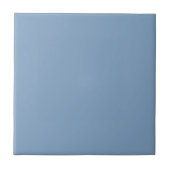 Solid kleurengewoon dusty blauw pastel tegeltje (Voorkant)