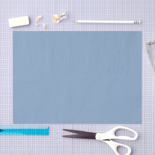 Solid kleurengewoon dusty blauw pastel tissuepapier (Craft)
