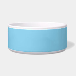 Solid Large Sky Blue Bowl voor huisdieren Duurzaam Voerbakje