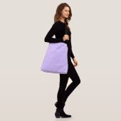 Solid Lavender Crossbody Tas (Op model)