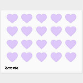 Solid Lavender Hart Sticker (Vel)