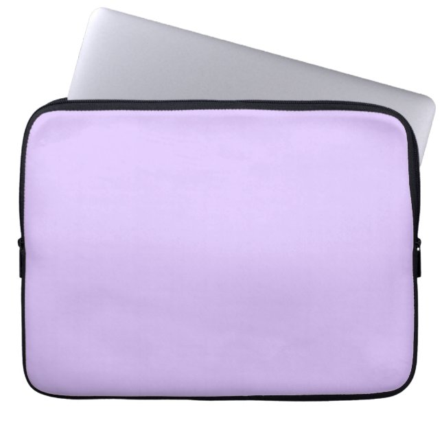 Solid Lavender Laptop Sleeve (Voorkant)