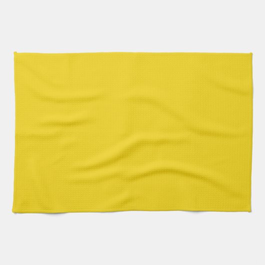 Solid Lemon Yellow Kitchen Towel Theedoek (Horizontaal)