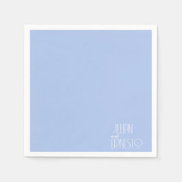 Solid Light Blue Lily of the Valley Custom Servet