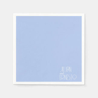 Solid Light Blue Lily of the Valley Custom Servet