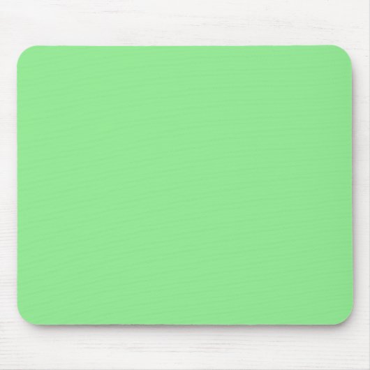 Solid Light Green Single Coloured Muismat (Voorkant)