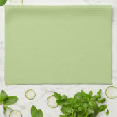 Solid Light Green Theedoek (Gevouwen)