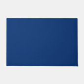 Solid light navy blue deurmat (Voorkant)