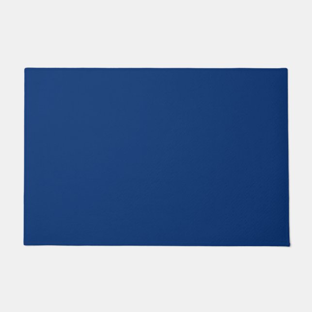 Solid light navy blue deurmat (Voorkant)