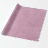 Solid Light Pink / Dusty Pink Gift Wrap Paper Cadeaupapier (Uitgerold)