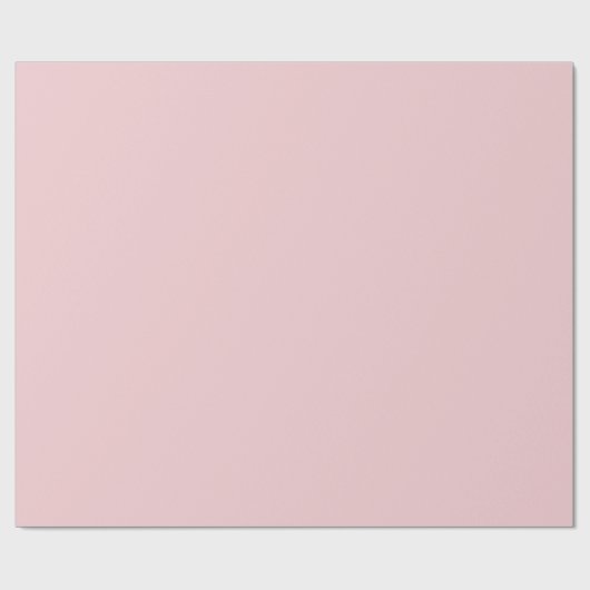 Solid Light Pink Pastel Pasen – 30" x 6' Roll Cadeaupapier (Vlak)