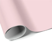 Solid Light Pink Pastel Pasen – 30" x 6' Roll Cadeaupapier (Rol Hoek)