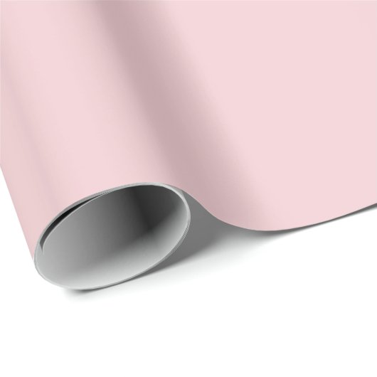 Solid Light Pink Pastel Pasen – 30" x 6' Roll Cadeaupapier (Rol Hoek)