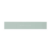 Solid Light Sage Green Personalized Weddenschap Uitnodigingen Wikkel (Vlak)