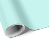 Solid light turquoise cadeaupapier (Rol Hoek)
