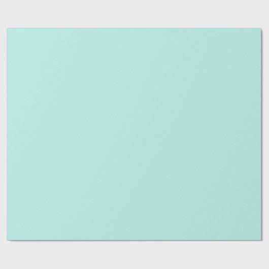 Solid light turquoise cadeaupapier (Vlak)
