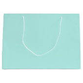 Solid light turquoise groot cadeauzakje (Voorkant)