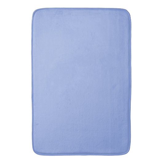 Solid Light Ultramarine Blue Bath Mat (Voorkant Verticaal)