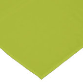 Solid Lime Green Lange Tafelloper (Hoek)