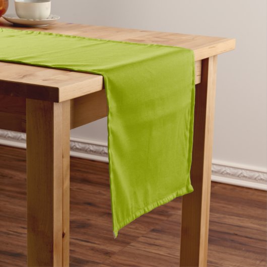 Solid Lime Green Lange Tafelloper (Voorbeeld)