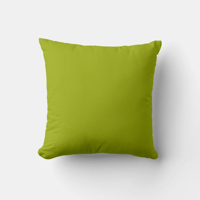 Solid Limeade Green Kussen (Voorkant)