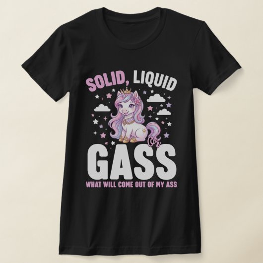 Solid Liquid Gas Unicorn – Funny Physics Science T-shirt (Laagn)