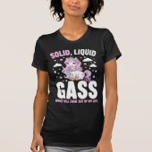 Solid Liquid Gas Unicorn – Funny Physics Science T-shirt (Voorkant)