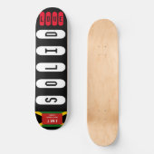 SOLID LOVE JMT 8 1/4" Skateboard Deck (Voorkant)