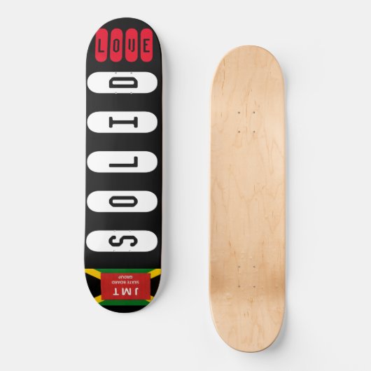 SOLID LOVE JMT 8 1/4" Skateboard Deck (Voorkant)