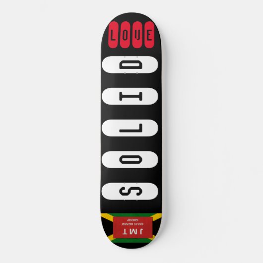 SOLID LOVE JMT 8 1/4" Skateboard Deck (Voorkant)