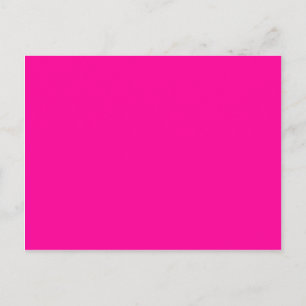 Solid Magenta Background Web Color FF0099 Briefkaart