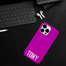 Solid Magenta - Eigen naam monogram
