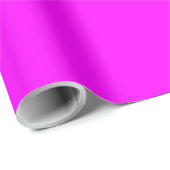 Solid magenta fuchsia cadeaupapier (Rol Hoek)