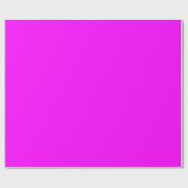 Solid magenta fuchsia cadeaupapier (Vlak)