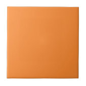 solid mango orange color tegeltje (Voorkant)