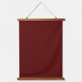 Solid Maroon 26"x36" Vertical Hangend Wandkleed (Voorkant)