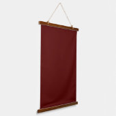 Solid Maroon 26"x36" Vertical Hangend Wandkleed (Gebogen)